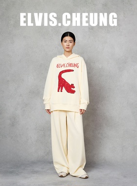 ELVIS.CHEUNG25秋冬直筒抽绳卫裤女高级感显瘦百搭气质休闲裤