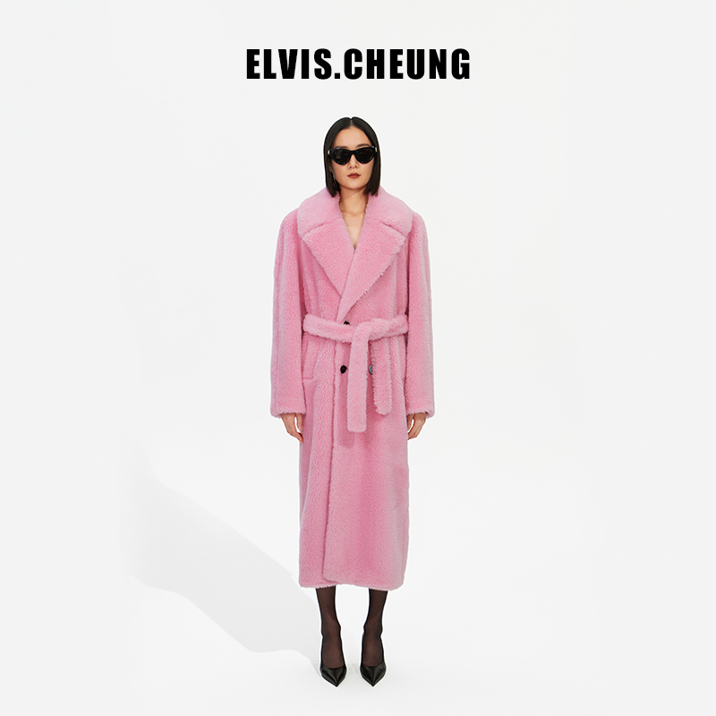 骆驼绒大衣ELVIS.CHEUNG毛呢