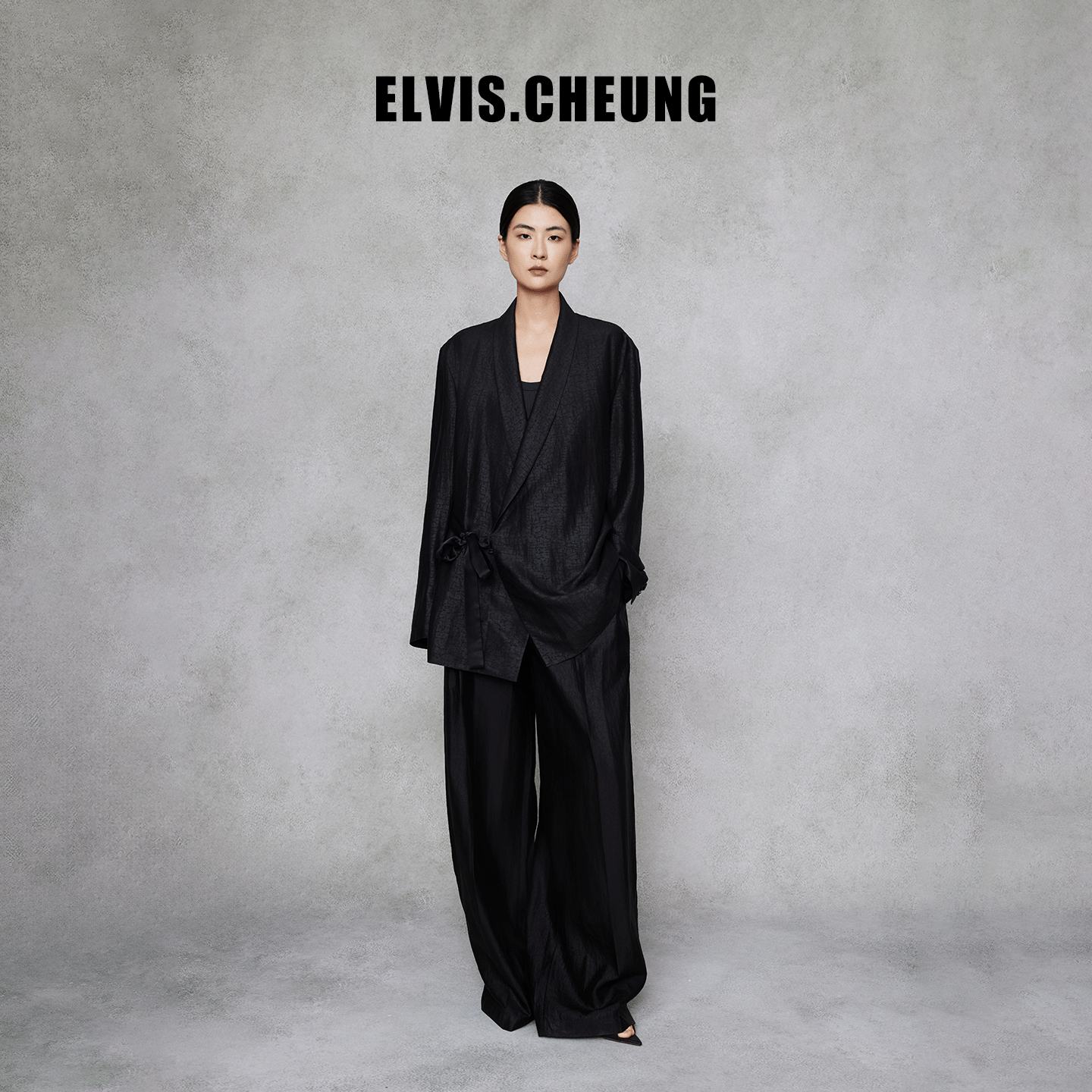 ELVIS.CHEUNG25秋冬龟裂纹香云纱阔腿裤宽松女休闲长裤百搭显瘦,女装/女士精品,休闲裤,淘宝优惠券,粉丝福利购,淘宝优惠卷