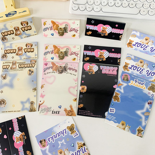 ins风打包材料卡头卡背