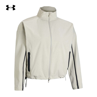 安德玛UA 新品女款外套春夏训练运动梭织夹克 1385895