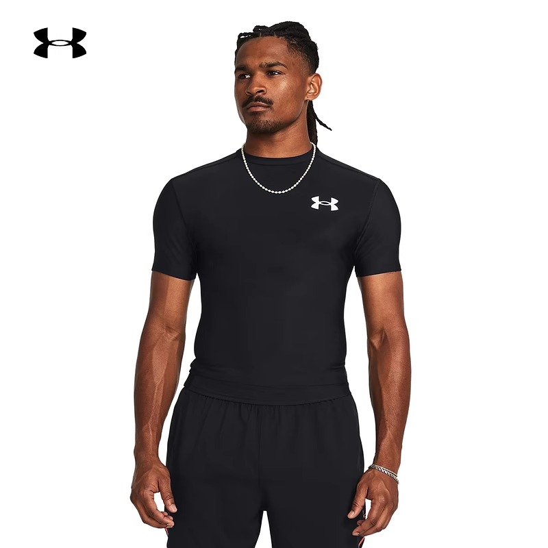 安德玛UA春夏HeatGear® OG男子训练运动紧身短袖 1387560