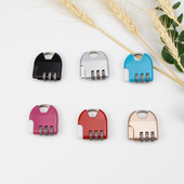 迷你简易数字密码 锁小型可爱包包儿童小学生书包双肩包机械小挂锁
