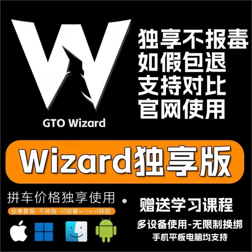 德州扑克GTOWizard独享版账号