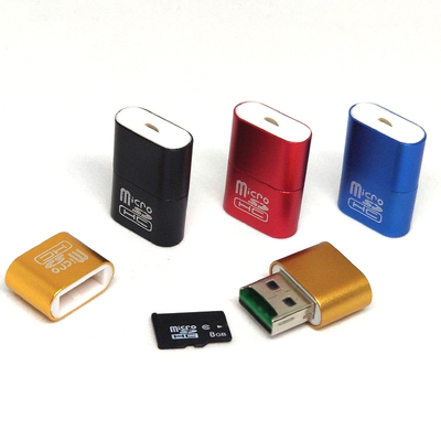 迷你读卡器高速USB2.0汽车音响mp3电脑笔记本手机内存卡MicroTF卡