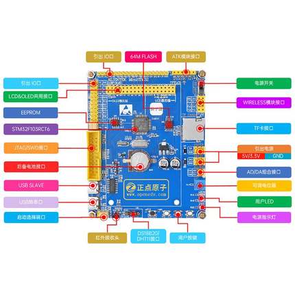 正点原子Mini STM32F103RCT6开发板ARM单片机迷你入门学习套件51