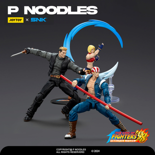 预售 正版授权 JOYTOY暗源 拳皇'98UM 97特别队三人组 可动兵人