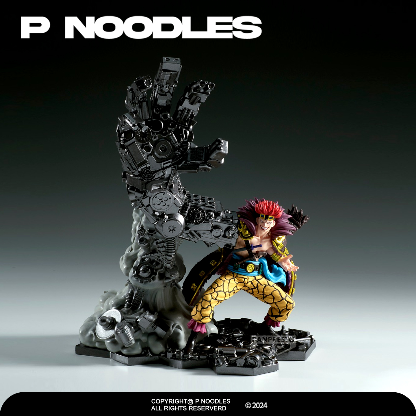 正版眼镜厂现货 海贼王 尤斯塔斯·基德 日用品玩偶手办景品