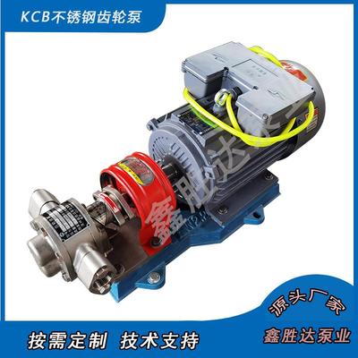 泊头齿轮泵厂家220V单项电机不锈钢齿轮泵DN25齿轮泵