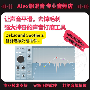 智能谐振处理插件 正版 Soothe Alex聊混音 Oeksound