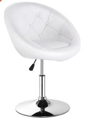 Costway 1PC Adjustable Modern Swivel Round Tufted Back