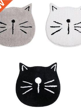 Cat Shaped Floor Mat Entrance Doormat Bathroom Rug Living