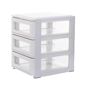 Home Office Desk Organizer Reusable Clear Stackable Storage