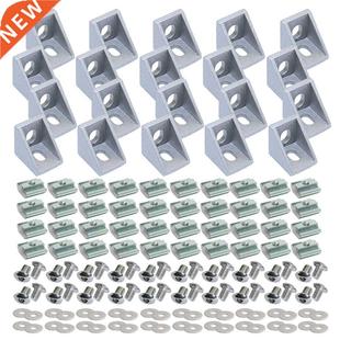 2020 Series Aluminum Profile Connector Set, Corner Bracket,