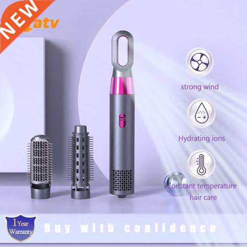 In 1 Electric Hair Dryer Hot Heating Hair Comb Wet Dry Hai