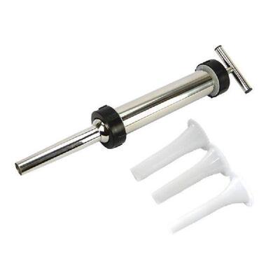 Stainless Steel Sausage Maker Meat Stuffer Syringe Filler