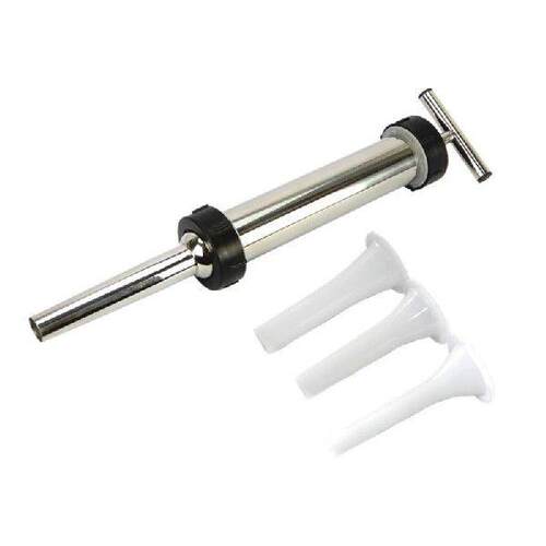 Stainless Steel Sausage Maker Meat Stuffer Syringe Filler