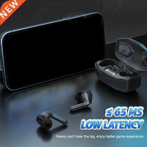 Earphone T68 Gaming Headset Low-latency Stereo Wireless