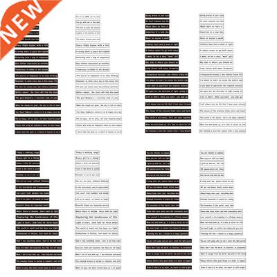 40 Pcs Scrapbooking Stickers Gift Wrap Stickers Waterproof R