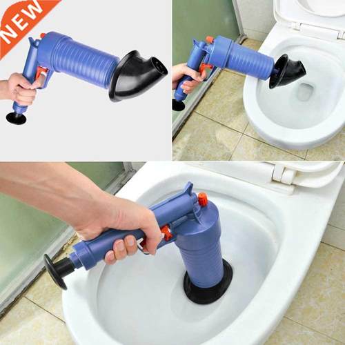 Bathroom Drain Cleaner Toilet Dredge Plug Air Pump Blocked R
