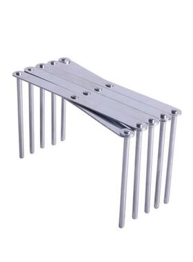 Kitchen Organizer Pot Lid Rack Extended Stainless Steel