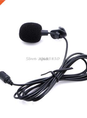 Mini Hands Free Clip On Lapel Microphone Mic For PC Skype 3.