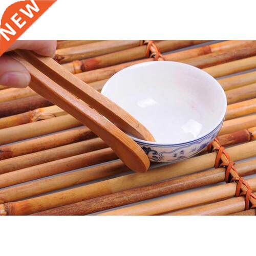 1pc Bacon Tea Utensil Sugar Bamboo Salad Tongs Kongfu Tea W