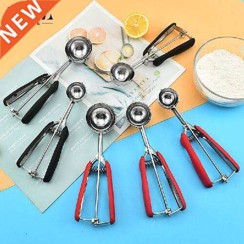 Size Ice Cream Scoop Stainless Steel Spring Handle
