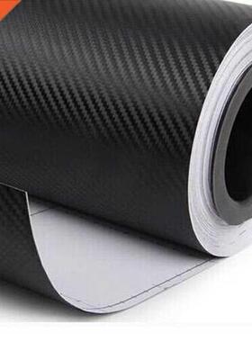 1.27x0.3m Black 3d Carbon Fiber Vinyl Film Car Wrap er Sheet