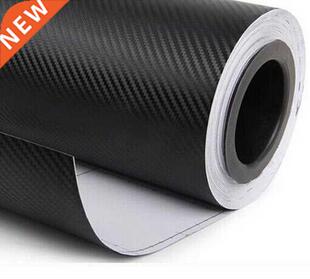 1.27x0.3m Black 3d Carbon Fiber Vinyl Film Car Wrap er Sheet