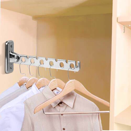 Wall Mounted Stainless Steel Clothes Drying Rack Laundry