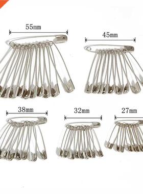 50Pcs Silver Safety Pins  Sewing Tools Accessory Stainles