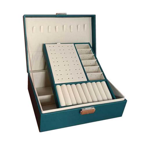 PU Leather Jewelry Storage Display Portable European-Style M