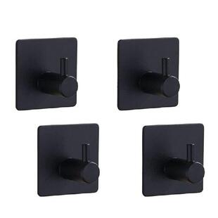 4Pcs Adhesive Hook Heavy Duty Metal Hook For Hanging Coat,