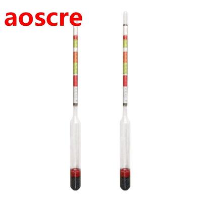 2pcs/set Triple Scale Hydrometer Self Brewed Wine Sugar Mete