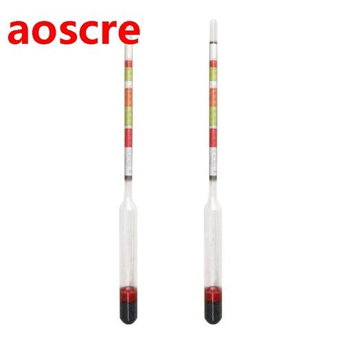 2pcs/set Triple Scale Hydrometer Self Brewed Wine Sugar Mete