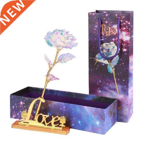 M Valentine Day Creative Gift 24K Foil Plated Gold
