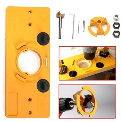 Cup Style Concealed Hinge Jig Guide Set Boring Hole Template