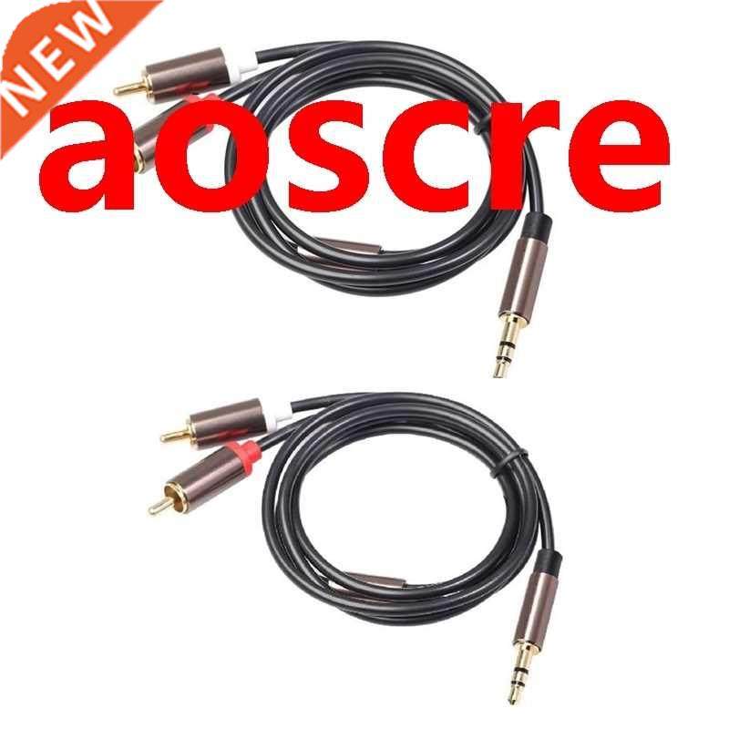 2Pack 3.5mm Male to 2RCA Male Auxlary Stereo Audo Y Splt