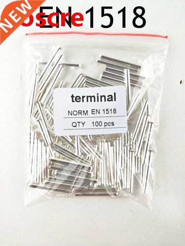 100PCS EN1518 Tube Naked Terminal Bootlace Cooper Ferrules k