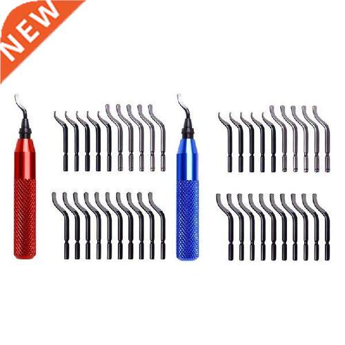 Metal Deburring Tool Kit Rotary Deburring Cutters With 21