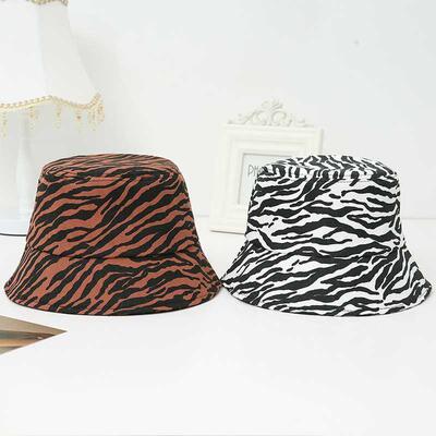 2021 New Fashon Summer Black Whte Zebra Strped Prnt Buck