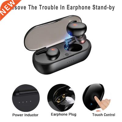 Y0 Wireless Headphones 2200mAh Charging Box Sports