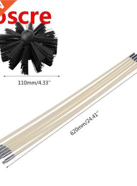 Nylon Brush Wth 6pcs Long Handle Flexble Ppe Rods For Ch