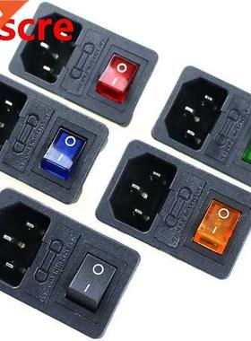 Rocker Switch Fused IEC 320 C14 Inlet Power Socket Fuse Swit