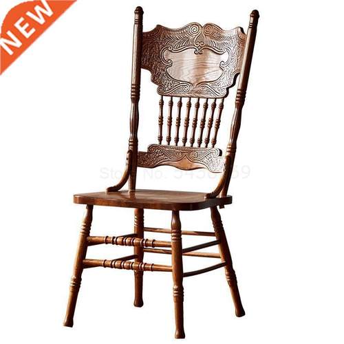 American all solid wood Windsor chair home ins net red tea