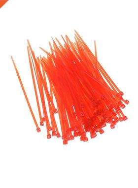100PCs Self-Locking Nylon Wire Plstic Zip Trim Wrp Cble L