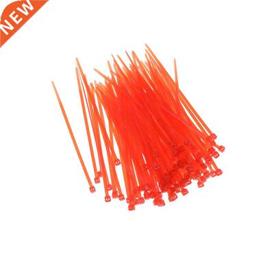 100PCs Self-Locking Nylon Wire Plstic Zip Trim Wrp Cble L