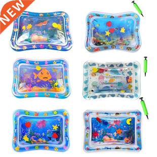 Baby Kids Water Play Mat Inflatable Infants Tummy Time Playm
