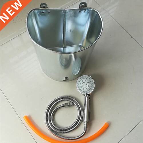 Vintage wall-mounted shampoo bucket barber shop wash bucket
